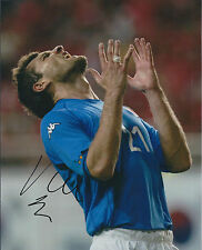 Christian VIERI Signed Autograph Photo AFTAL COA Juventus MILAN ITALY Genuine