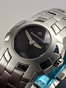 Ladies Vintage Swiss Maurice Lacroix Intuition 59858 Silver Bracelet Dress Watch - Picture 1 of 12