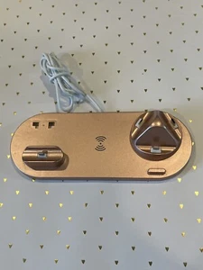 Yestan Wireless Charger 4 in 1 Wireless Charging Dock - Rose Gold - Picture 1 of 3