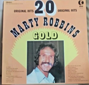 COUNTRY AND WESTERN LP RECORD MARTY ROBBINS GOLD - Picture 1 of 2
