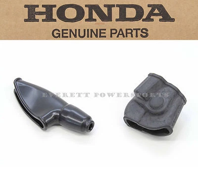 New Honda Rubber Lever Covers CR80 85 CR125 250 500 Clutch Brake (See Notes)#K88 - Image 1 of 4