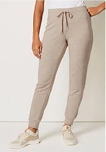 PURE JILL J.JILL Plus Size Beige Fleece JOGGERS Pants 2X - Picture 1 of 1