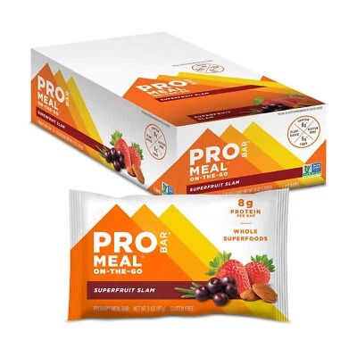 - Meal Bar, Superfruit Slam, Non-GMO, Gluten-Free, Healthy, Plant-Based Whole... - Image 1 of 4