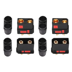 4Pcs QS8 Male+Female Plug Anti-Spark Connector for RC Car Model Lipo Battery h - Picture 1 of 8