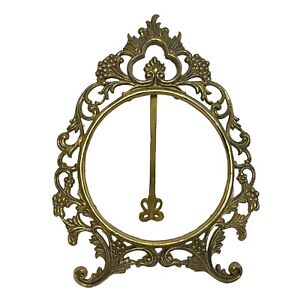 Cast Metal Ornate VICTORIAN Table PICTURE / Mirror FRAME Easel