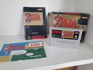 The Legend of Zelda A Link to the Past SNES +Anleitungen + Box +Karte - Bild 1 von 4