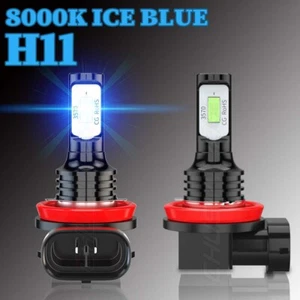ICE Blue LED Headlight Kit H11 8000K Low Beam for 2010 - 2016 Chevrolet TRAVERSE - Picture 1 of 12