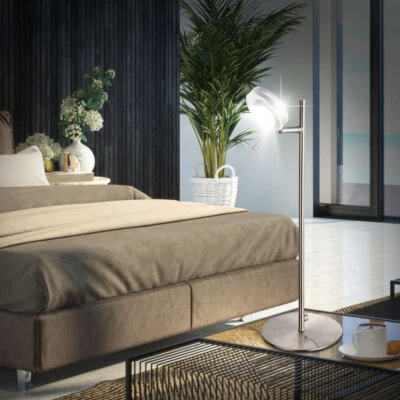 5 Watt LED Tavolo Luce Lampada Salotto Ess Camera Illuminazione Nichel Big Luce - Immagine 1 di 4