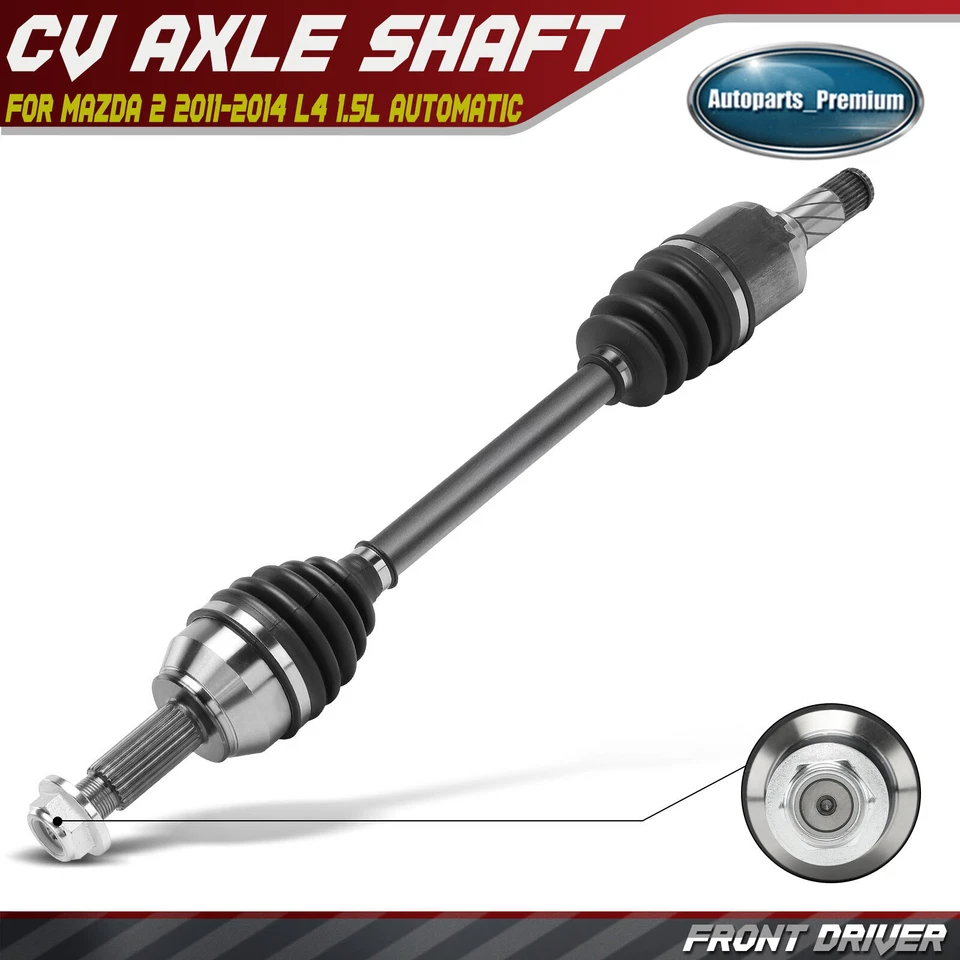 Conjunto de eje CV delantero izquierdo para Mazda 2 2011-2014 L4 1,5 L transmisión automática. Foto 1 de 4