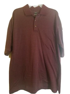 Bolle Men's Red Short Sleeve Polo Shirt Size Medium Golf Dry Comfort - Picture 1 of 4