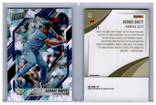 2022 Panini National 2021 VIP Gold Pack Prizm George Brett Cracked Ice 31/99