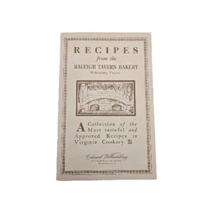 Recipes from the Raleigh Tavern Bakery by Colonial Williamsburg Foundation 2008 - Picture 1 of 7