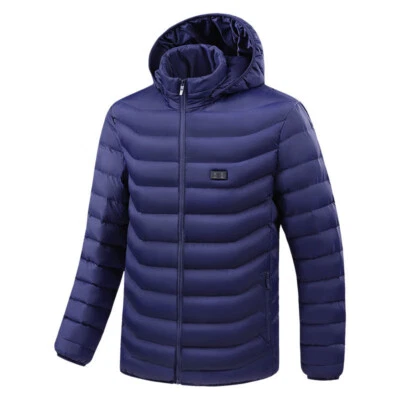  Heated Coat Winter Body Warm Electric USB Jacket Men Women Thermal Heating Coat - Image 1 of 4