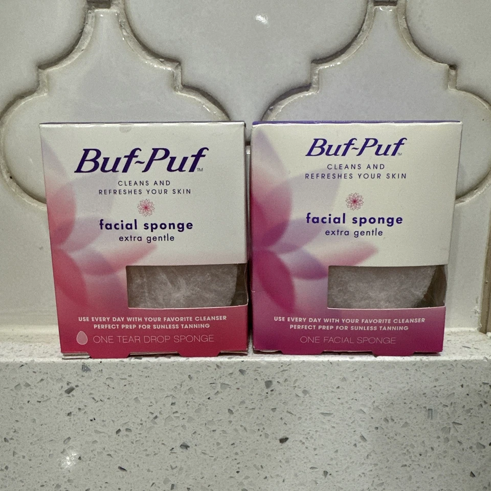2-Buf-Puf EXTRA Gentle Facial Sponge Sealed - Image 1 of 2