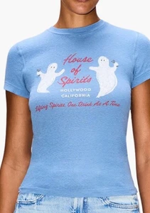 Re/done Hanes XS House Of Spirits Ghosts Baby T-Shirt Neu mit Etikett - Bild 1 von 8