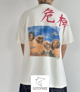 GOTOFREE 25SS SAINT T SHIRT ALIEN CRISIS WHITE COTTON CALIFORNIA BEACH TOP TEE - Picture 1 of 8