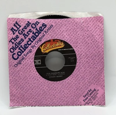 Chuck Berry "Run Rudolph Run / Merry Christmas Baby" 45 Collectible Record Corp. - Image 1 of 4