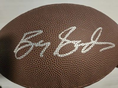 Camisa de fútbol americano autografiada por Barry Sanders Wilson NFL talla completa con certificado de autenticidad Foto 1 de 4