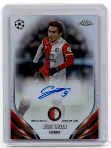 Autógrafos cromados Topps 2023-24 competiciones de clubes de la UEFA #CA-AU Ayase Ueda - Imagen 1 de 2