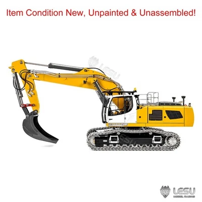 LESU 2Arm LR956 1/14 RC Hydraulic Excavator Metal led Digger Model 4MPA 2 Pump - Image 1 of 4