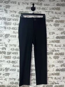 NWT! Club Monaco Women's Stripe Jacquard Pants - Black Size 0 $198 - Picture 1 of 5