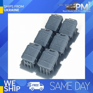 Pimp My Miniatures AFVs35-248 1/35 Sd.Kfz 234 early jerry cans set 6 pcs - Picture 1 of 2