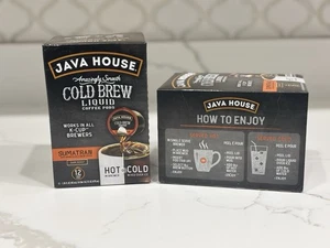 2X12 Ct Java House Cold Brew Kaffee Konzentrat Einzelportion Flüssigkeit Pods BB:9/25 - Bild 1 von 6