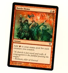 Battle Hymn #128/244 Avacyn Restored Magic The Gathering Single Common Card - Picture 1 of 4
