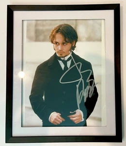 Foto enmarcada autografiada de Johnny Depp 8x10 firmada + certificado de autenticidad - Imagen 1 de 5