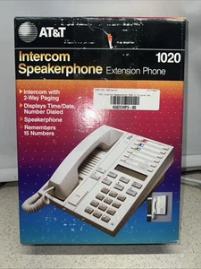 AT&T Intercom Speakerphone (extension phone) 1020 New-Open Box - Zdjęcie 1 z 7