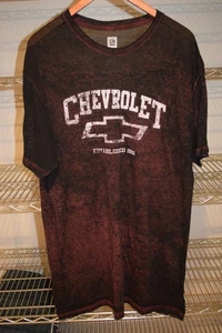 Chevrolet Chevy Paper dünnes transparentes Burnout T-Shirt Etikett XL passt Large lang - Bild 1 von 4