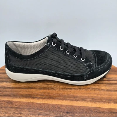 Dansko Shoes Women's 8.5 39 Black Suede Leather Harmony Comfort Walking Sneakers - Image 1 of 4
