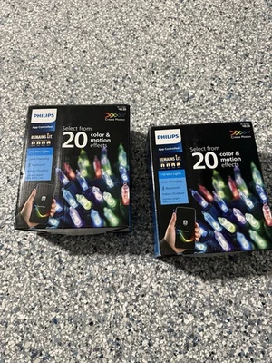 Philips 150ct LED Mini String Lights App-Controlled Color Change Motion Effects - Image 1 of 4