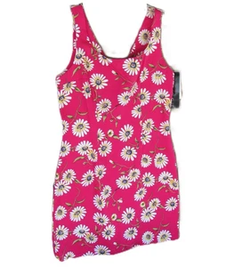 Mini Vestido Vintage Años 90 Margarita Estampado Floral Sin Mangas My Michelle Talla 9/10 EE. UU. - Imagen 1 de 16