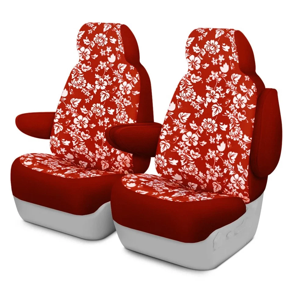 For Chevy C1500 Suburban 95-99 Hawaiian 1st Row Red Custom Seat Covers Foto 1 de 2