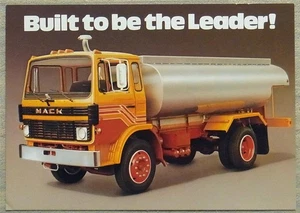 MACK MID-LINER TANKER Nutzfahrzeug Farbe Postkarte um 1979 7"x 5" - Bild 1 von 2