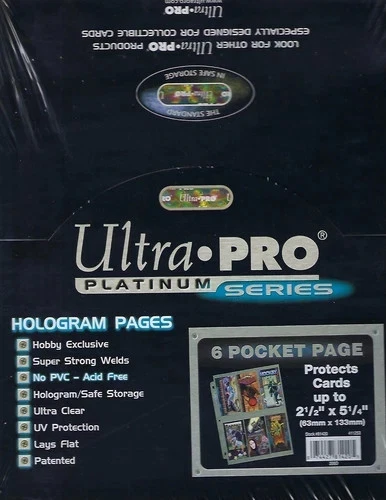 Ultra PRO UP206D Pocket Pages - 100 Count