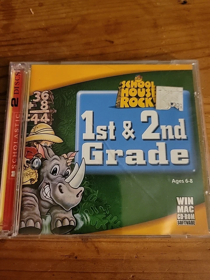 School House Rock! 1st & Second Grade (PC/MAC, 2005) With Math Rock - Image 1 of 4