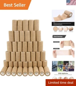 48pcs Self Adhesive Bandage Wraps, 4in x 5yds, Support for Sports, Pets - Picture 1 of 9