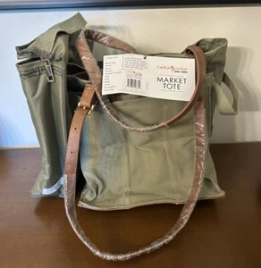 NEU! ~ CAPA BUNGA TRAGETASCHE + ABLE grün MARKT BEUTELTASCHE & ISOLIERTE REISSVERSCHLUSSTASCHE ~ ETIKETT - Bild 1 von 15