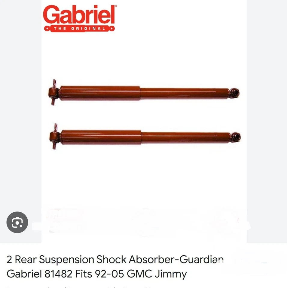 2 Amortiguadores Traseros Gas Gabriel 89050 81482 [BX#3] Foto 1 de 4