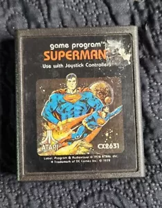 Atari 2600 Superman Video Game Tested Authentic - Picture 1 of 3