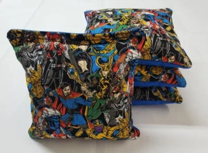 Cornhole Bean Bags - Corn Or Resin (Set of 4)  Marvel Hero Villain - Picture 1 of 3