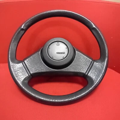Volant Volvo 480 Turbo Coupe Klaxon Bouton Original - Photo 1/4