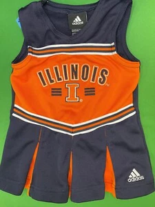 NCAA Illinois Fighting Illini Adidas Cheerleader Dress Toddler 2T - Picture 1 of 4