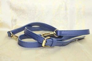 Blue Faux Leather replacement Strap - Picture 1 of 4
