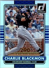 2015 Donruss Stat Line Career #83 Charlie Blackmon /290
