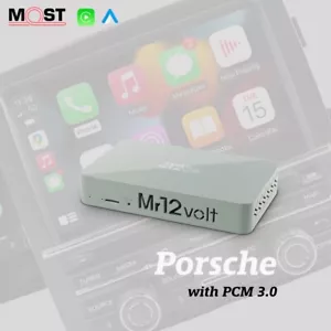 Mr12volt Porsche PCM 3.0 MOST Wireless CarPlay Android Auto 911 Carrera Boxster - Picture 1 of 10