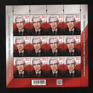 Fi 5362 ** Wiesław Chrzanowski - sheet - Polish politician and lawyer - Picture 1 of 2