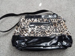 MICHE TEREASA WOMEN'S PURSE SHELL CHARM SET SHOULDER BAG FAUX LEATHER LEOPARD - Picture 1 of 15